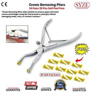 Crown Removing Pliers with 6 Pcs Extra Tips