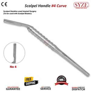Scalpel Handle 4no Curved