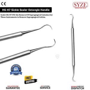 H6-H7 Sickle Scaler Octangle Handle