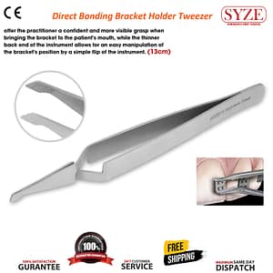 Direct Bonding Bracket Holder Tweezers
