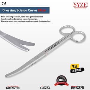 Dressing Scissor Curved 18 cm
