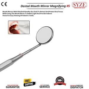 Dental Mouth Mirror Magnifying No 5