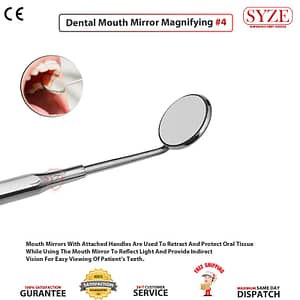 Dental Mouth Mirror Magnifying No 4