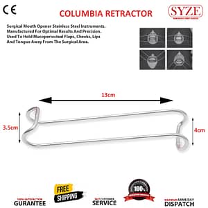 Columbia Lip Retractor 13.5cm