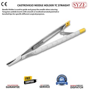 TC Castroviejo Needle Holder Straight