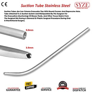 Suction Tube Stainless Steel 3.5-5.0mm