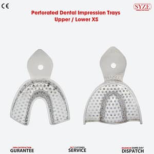 Perforated Dental Impression Trays Upper / Lower XS