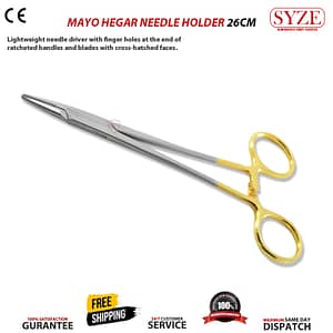 Mayo Hegar Needle Holder TC 26cm