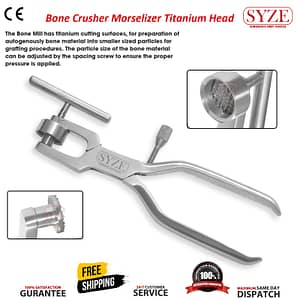 Bone Crusher Morselizer Titanium Head