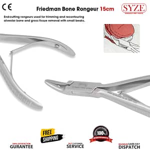Friedman LUER Skin/Bone Rongeur 15cm