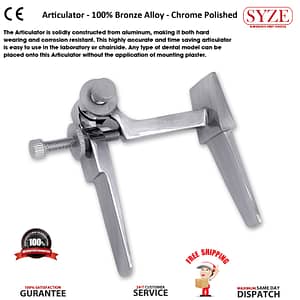Articulator-Bronze Alloy Chrome Polished