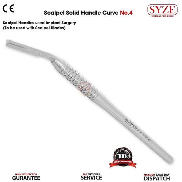 Scalpel Handle 4no Curved