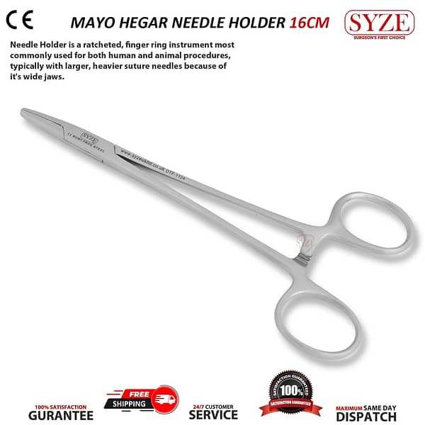 Mayo Hegar Needle Holder 16cm