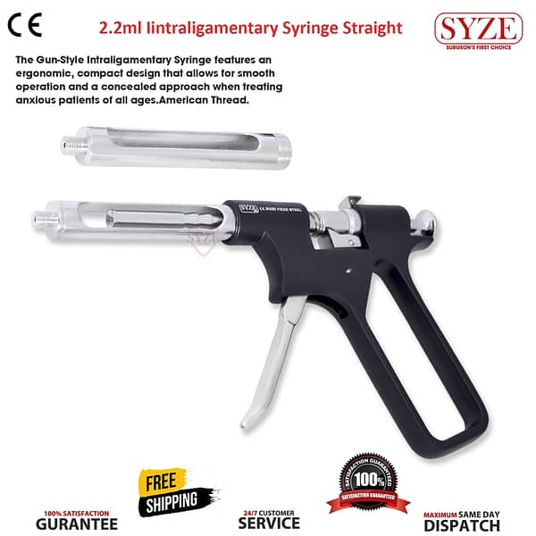2.2ml Intraligamentary Syringe Straight