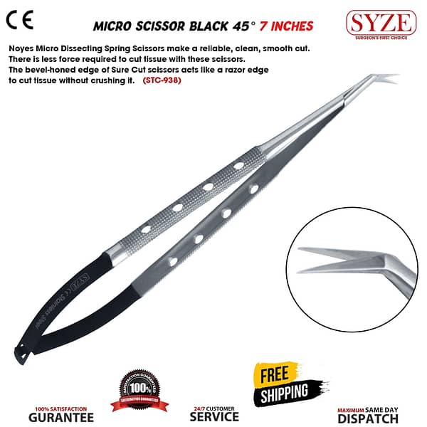 Iris Gum Mirco Scissors Straight Veterinary Surgical Instruments Tool SYZE